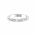  Baguette Cut Diamond Half Eternity Band For Women