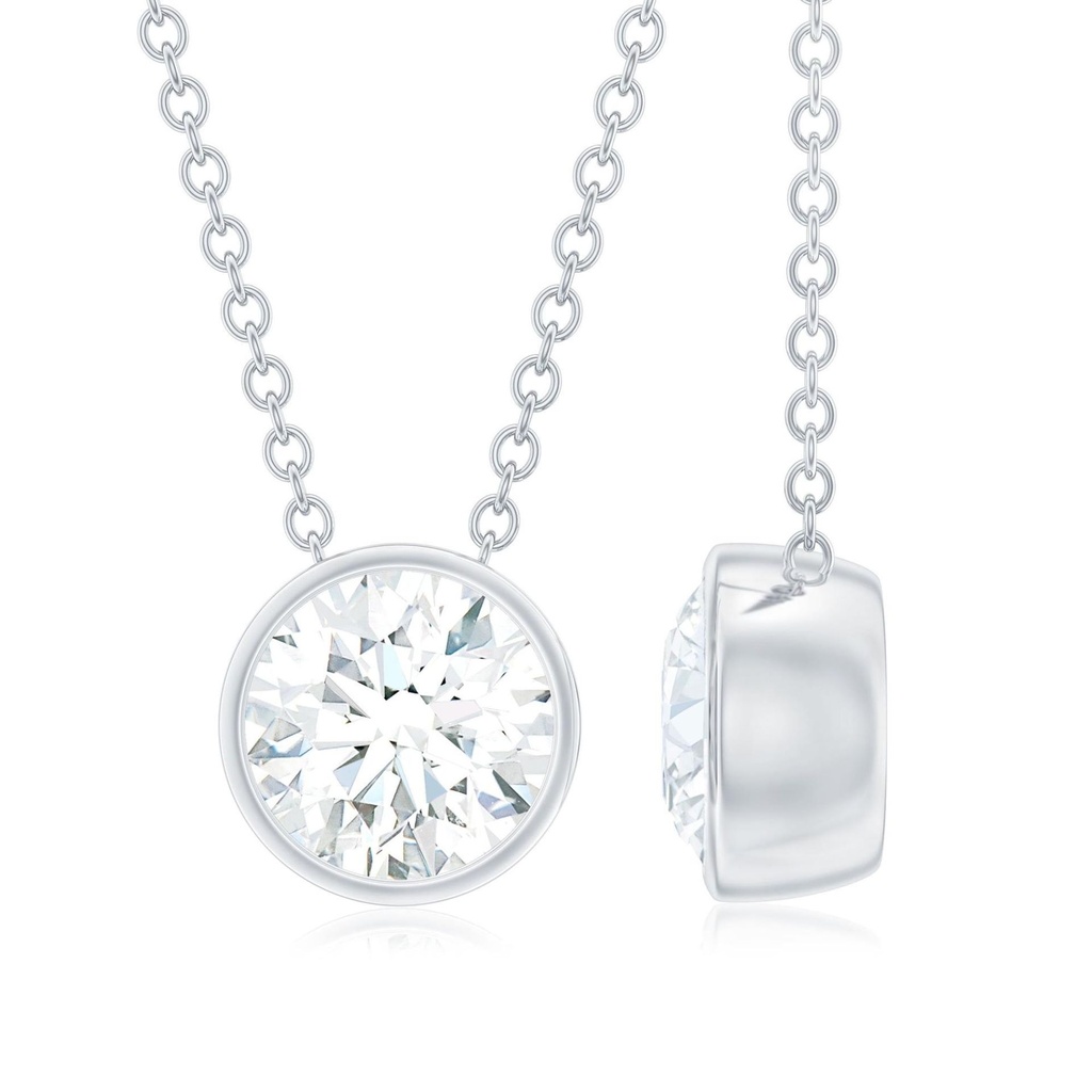 Simple Solitaire Necklace for Women 