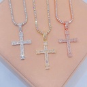 VVS  Diamond Cross - Sterling Silver Hip Hop Jewelry