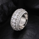 5 Layers Moissanite Diamond Band Ring