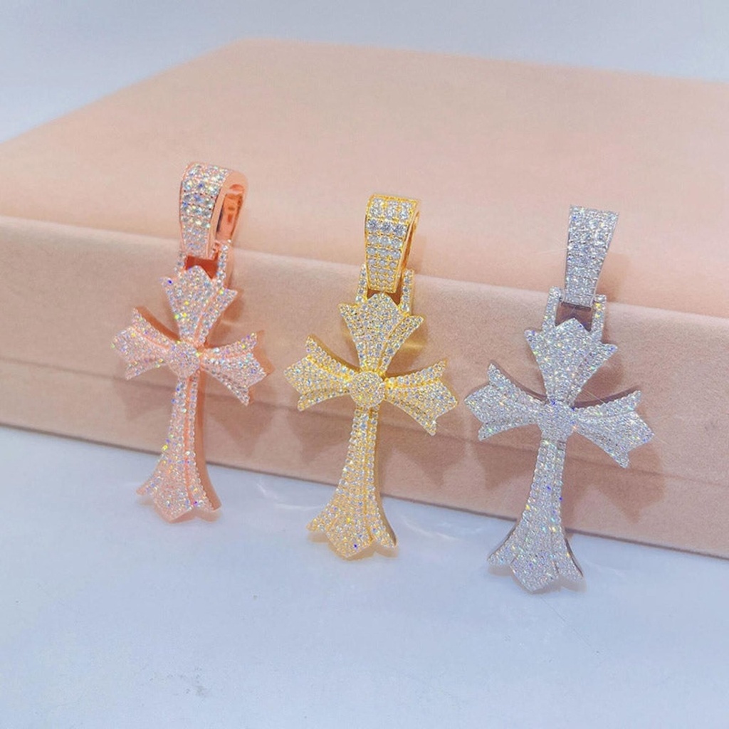  Iced Out Pendant - Sterling Silver Hip Hop Jewelry