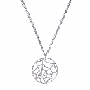  Spider Web Diamond Pendant