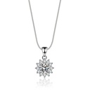 Gorgeous Moissanite Pendant Necklaces for Women 925 Sterling Silver Necklace with Diamond 18K Plated Dainty Jewelry Product details