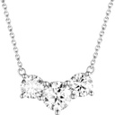 Heart Arrows Cut Moissanite Pendant Choker Necklace 14k Gold QUALITY Silver Pendant Necklace for Women