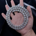  Iced Tennis Chain | Sterling Silver Hip Hop Jewelry