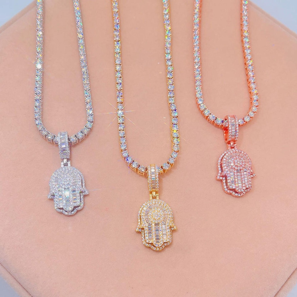 Iced Out Bling Bling Necklace with 