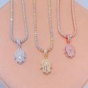 Iced Out Bling Bling Necklace with 