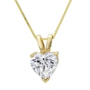  Heart Shaped Solitaire Prong Setting Diamond 