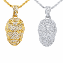  Round Shaped Iron Men Helmet Diamond 