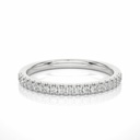  Round Diamond Half Eternity Wedding Band For Women