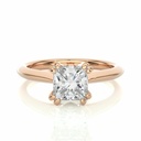  Princess Cut Solitaire Diamond Engagement Ring 