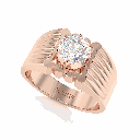 Round Diamond Engagement Ring for Men