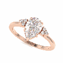Pear Diamond 7 Stone Engagement Ring for Women