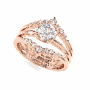 Round Diamond Bridal Ring for Women