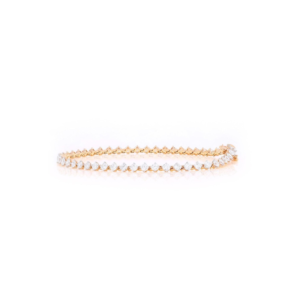 Classic Round Cut Diamond Tennis Bracelet 