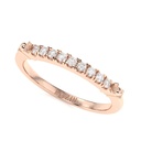 Round Diamond Half Eternity Band For Women