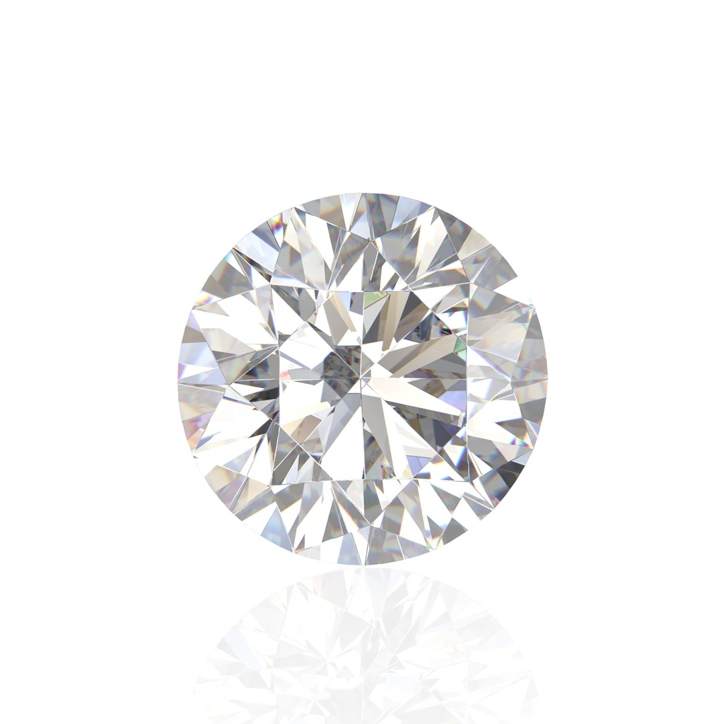 Loose Moissanite Off White Clean Round Cut 19.00 MM