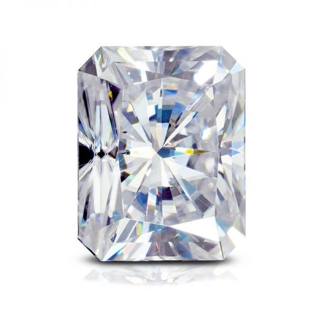 Loose Moissanite White Clean Radiant Cut 11.00 x 9.00 MM
