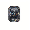 Loose Moissanite Grey Clean Radiant Cut 13.00 x 11.00 MM
