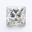 Loose Moissanite Off White Clean Princess Cut 7.50 MM