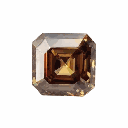 Loose Moissanite Brown Clean Asscher Cut 8.00 MM