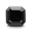 Loose Moissanite Jet Black Clean Asscher Cut 11.00 MM