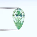 Loose Moissanite Green Clean Pear Cut 18.00 x 13.00 MM