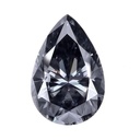 Loose Moissanite Grey Clean Pear Cut 9.00 x 7.00 MM