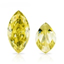 Loose Moissanite Canary Vivid Yellow Clean Marquise Cut 12.00 x 6.00 MM