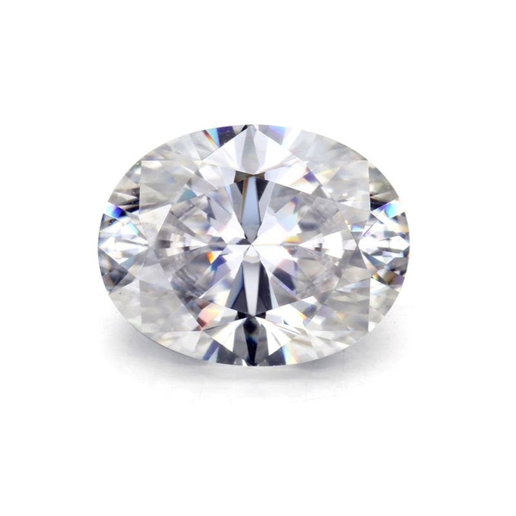 Loose Moissanite White Clean Oval Cut 18.00 x 13.00 MM