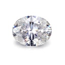 Loose Moissanite White Clean Oval Cut 20.00 x 15.00 MM