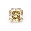 Loose Moissanite Brown Clean Square Radiant Cut 7.50 MM