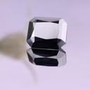 Loose Moissanite Jet Black Clean Square Radiant Cut 9.50 MM