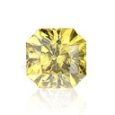 Loose Moissanite Canary Vivid Yellow Clean Square Radiant Cut 10.50 MM