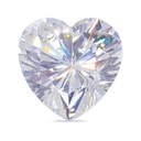 Loose Moissanite White Clean Heart Cut 20.00 MM
