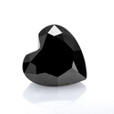 Loose Moissanite Black Clean Heart Cut 10.50 MM