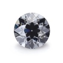 Loose Moissanite Grey Clean Old European Cut 13.00 MM