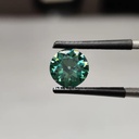 Loose Moissanite Emerald Vivid Green Clean Old European Cut 5.50 MM