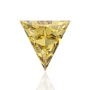 Loose Moissanite Canary Vivid Yellow Clean Triangle Cut 7.00 MM