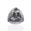 Loose Moissanite Grey Clean Trillion Cut 14.00 MM