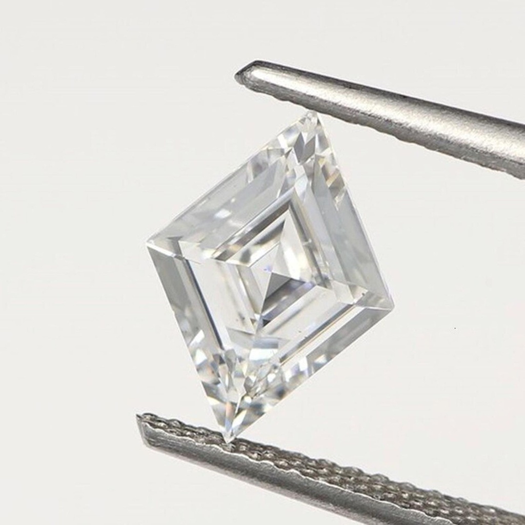 Loose Moissanite White Clean Lozenge Cut 14.00 x 7.00 MM