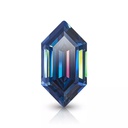 Loose Moissanite Royal Vivid Blue Clean Dutch Marquise Cut 11.00 x 5.50 MM