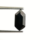 Loose Moissanite Black Clean Long Hexagon Cut 17.00 x 8.50 MM