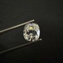 Loose Moissanite Off White Clean Old Mine Cut 15.00 MM