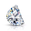 Loose Moissanite White Clean Half Moon Cut 8.00 x 6.00 MM