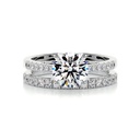 Round Diamond Bridal Set For Women