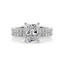 Radiant Diamond Shape Bridal Set For Women