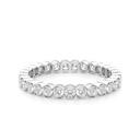 Round Cut Diamond Eternity Wedding Band For Women