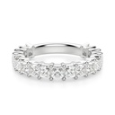 Princess Cut Half Eternity Wedding Band For Women