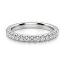Round Diamond Half Eternity Band For Women